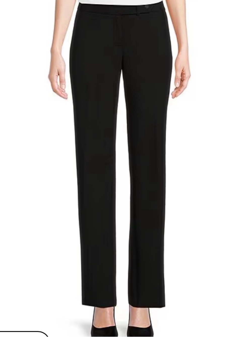 Calvin Klein Black Classic Fit Women's Straight-Leg Dress Pants